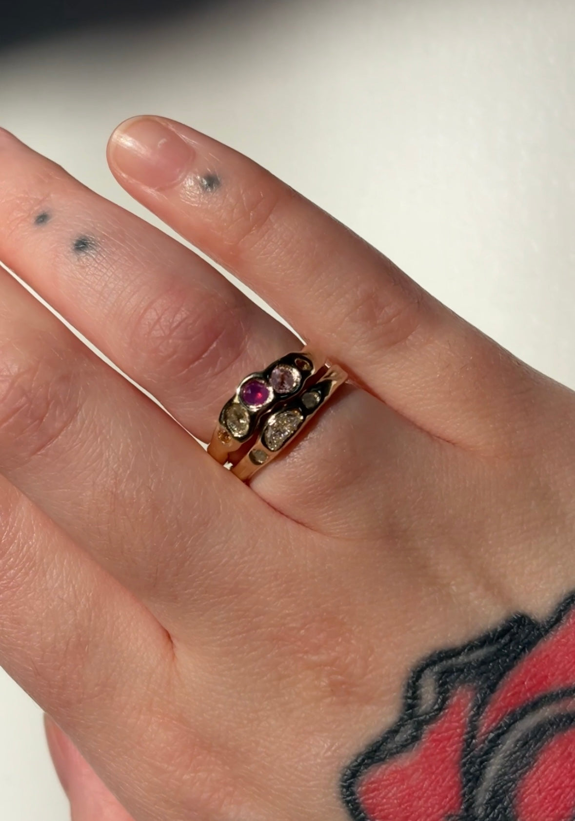 Gold Confetti Ring