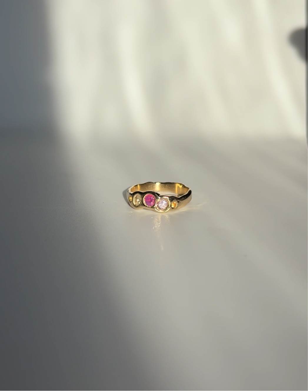 Gold Confetti Ring